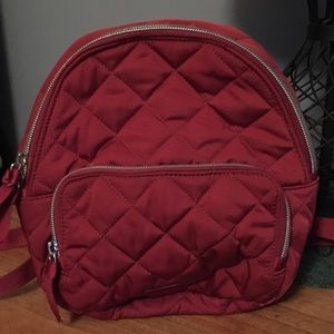 Vera Bradley Berry Red Mini Backpack NWT